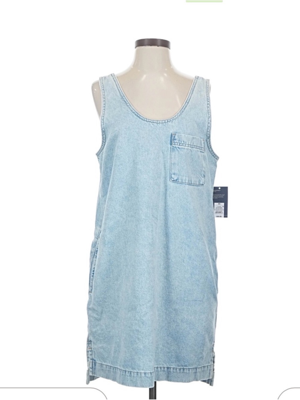 NWT Universal Thread Light Blue Denim Tank Dress